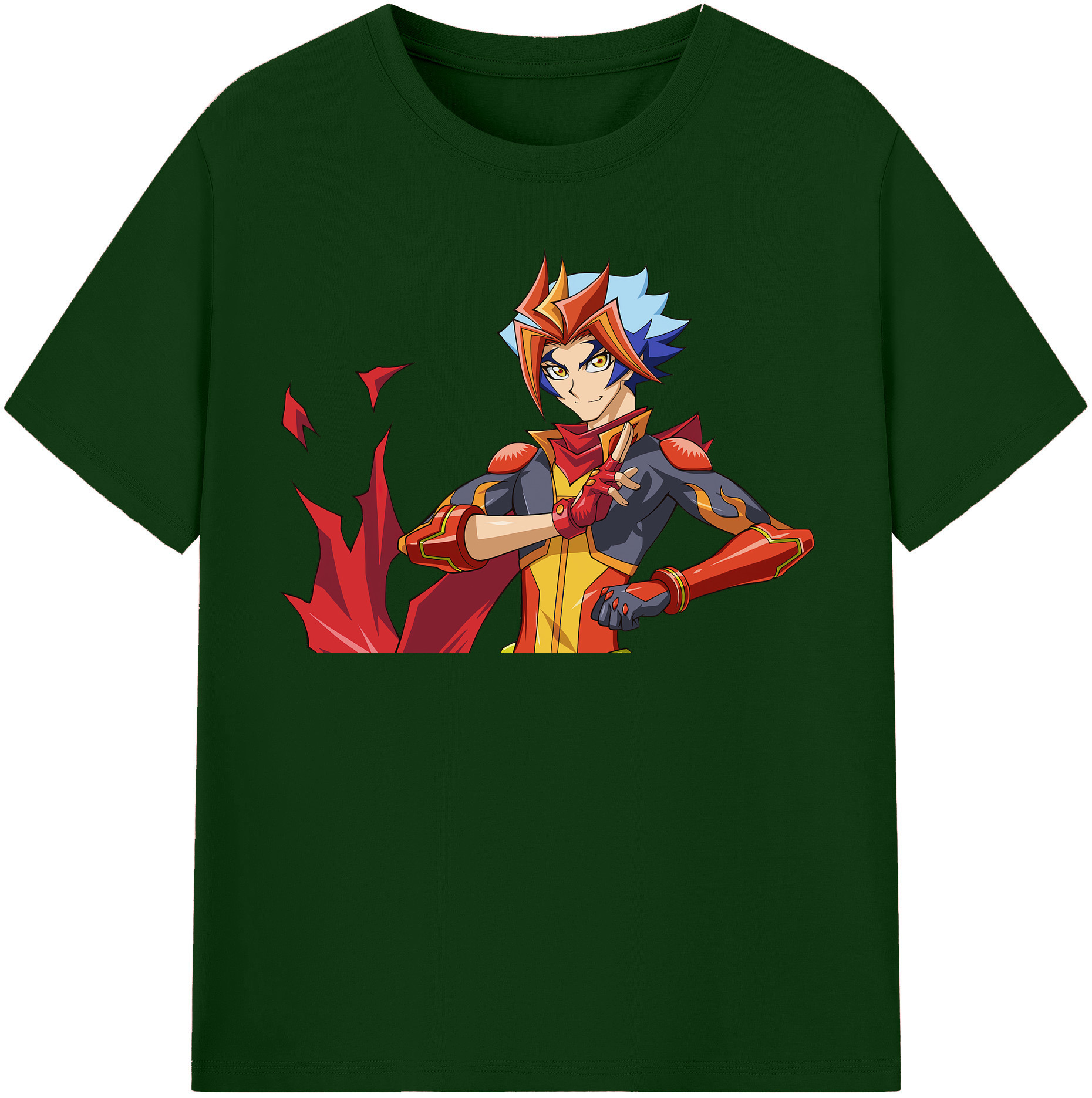 （画像用） 遊☆戯☆王 Yu-Gi-Oh! 綿100％半袖Tシャツ（フロントプリント）